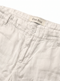Ecru Linen Short