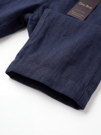 Navy Blue Linen Trouser