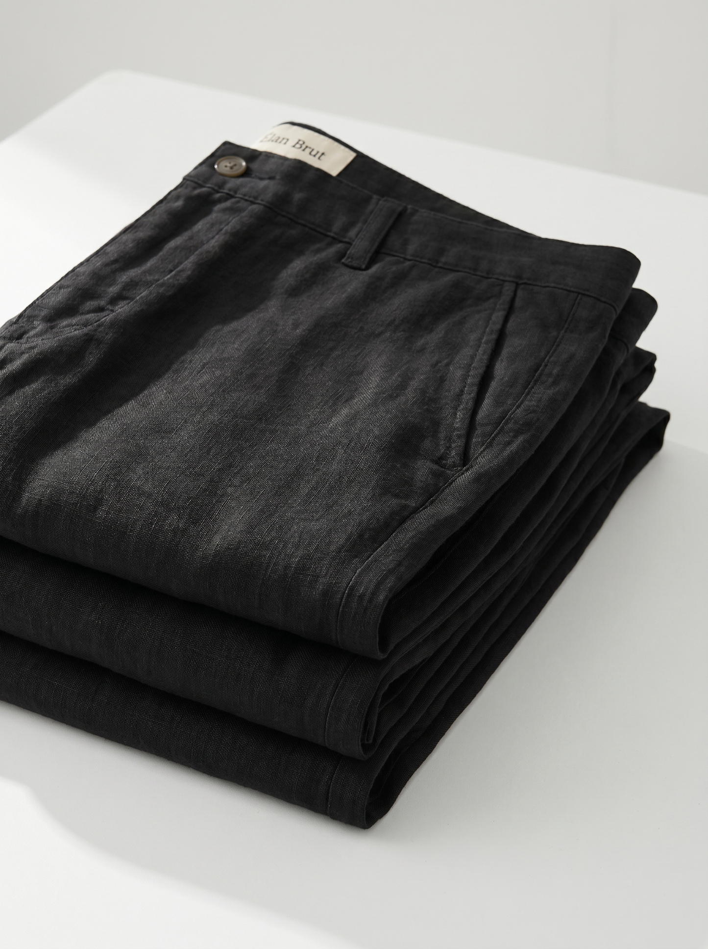 Black Linen Trouser