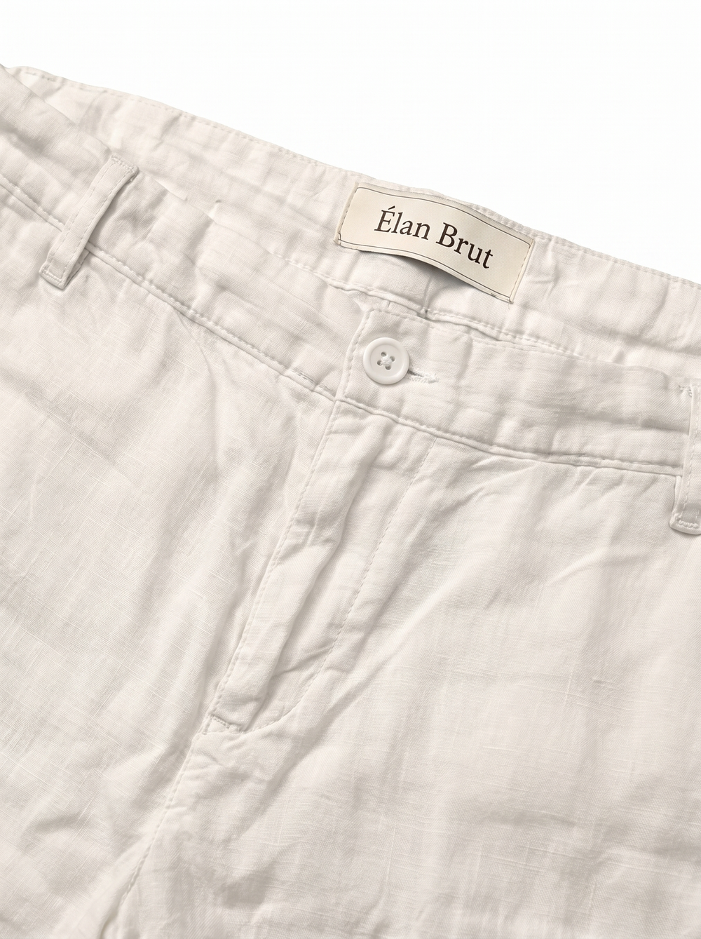 Ecru Linen Short