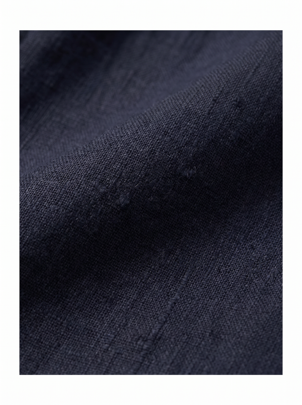 Navy Linen Short