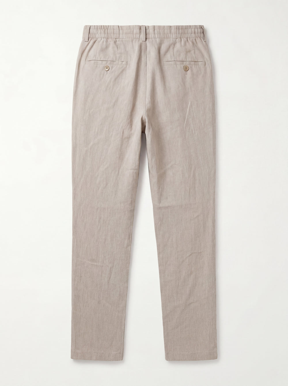 Beige Linen Trouser