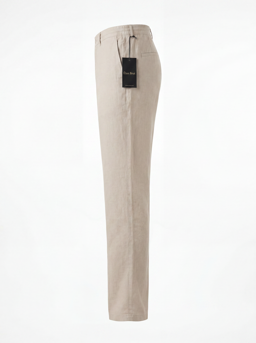 Beige Linen Trouser