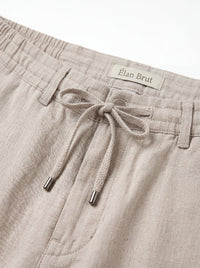 Beige Linen Trouser