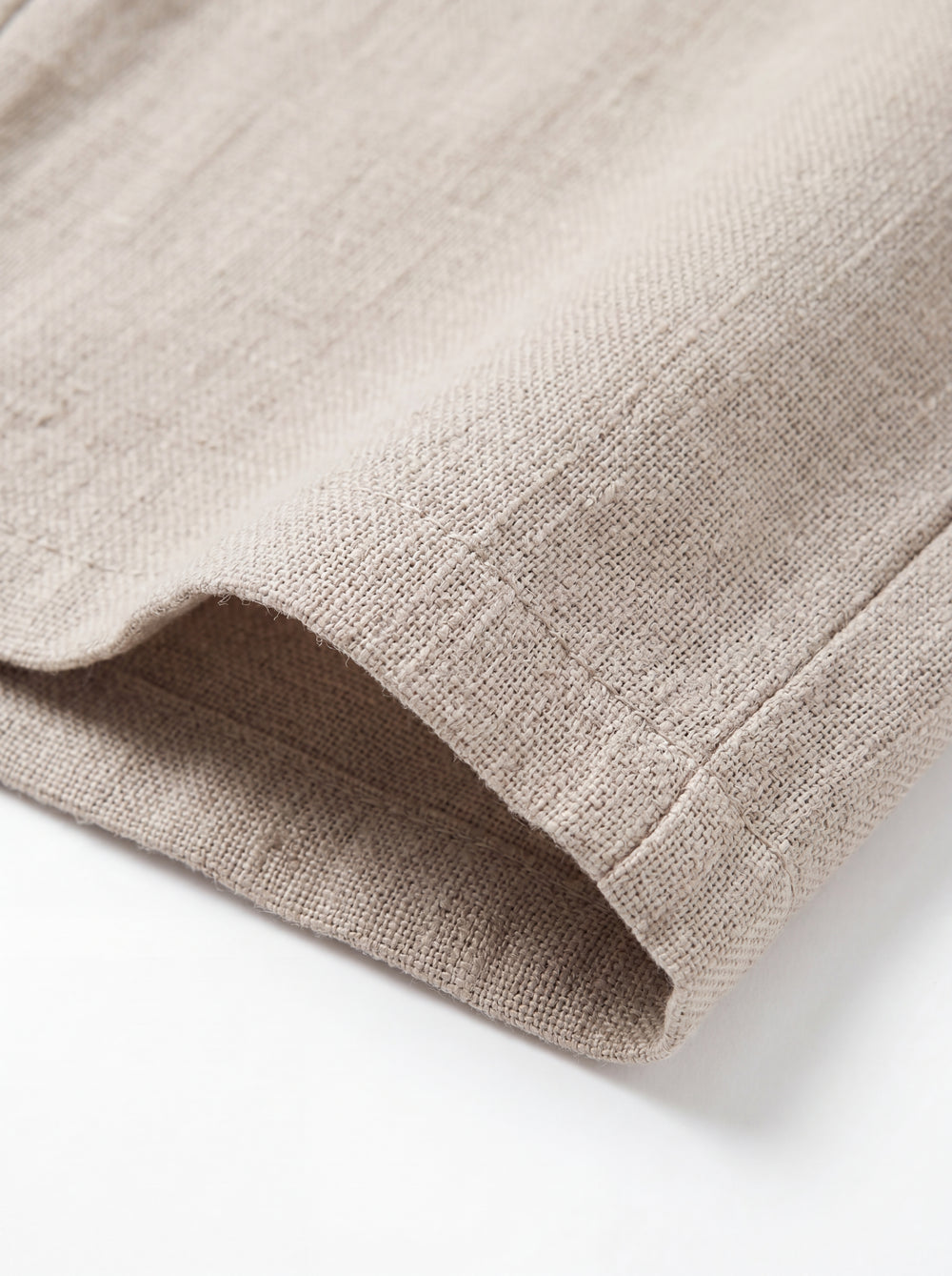 Beige Linen Trouser