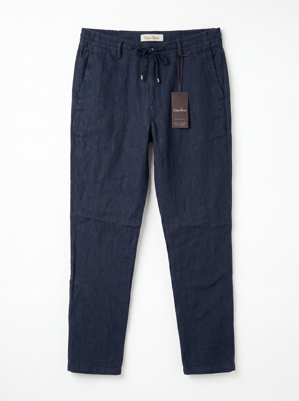 Navy Blue Linen Trouser