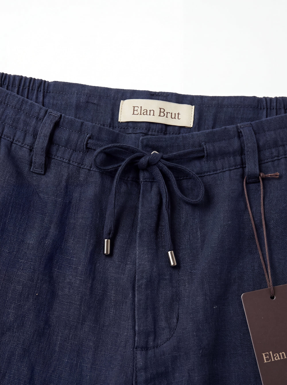 Navy Blue Linen Trouser