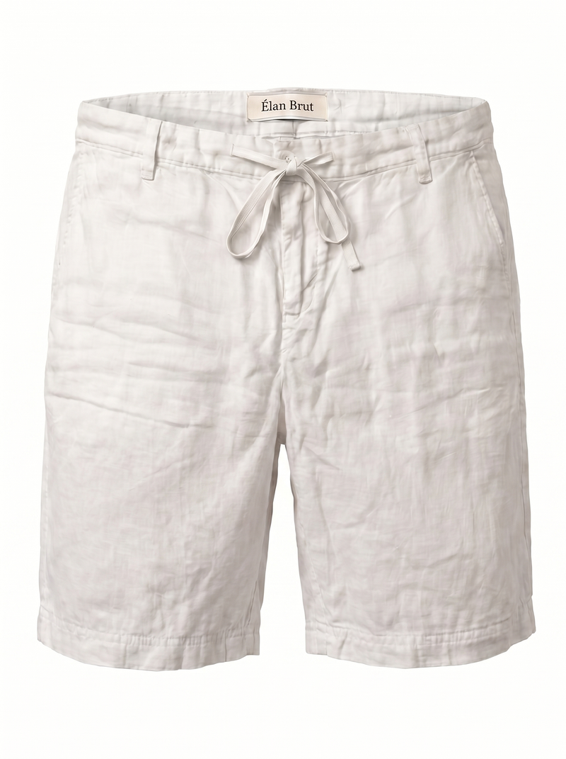 Ecru Linen Short